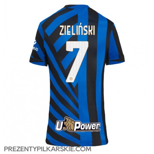 Stroje piłkarskie Inter Milan Piotr Zielinski #7 Koszulka Podstawowej dla damskie 2024-25 Krótki Rękaw